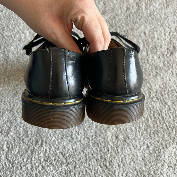 DOC DR MARTENS Vintage Mens Size 10 UK / 11 US England Black Oxford Shoes - Picture 5 of 6